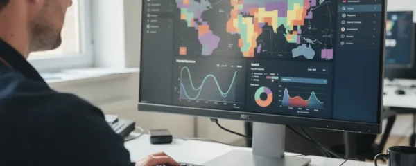 Analyste cybersécurité surveillant un tableau de bord EDR avec alertes de détection en temps réel
