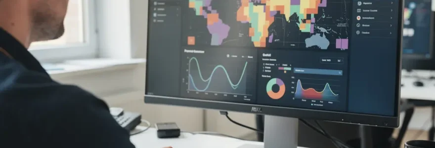 Analyste cybersécurité surveillant un tableau de bord EDR avec alertes de détection en temps réel