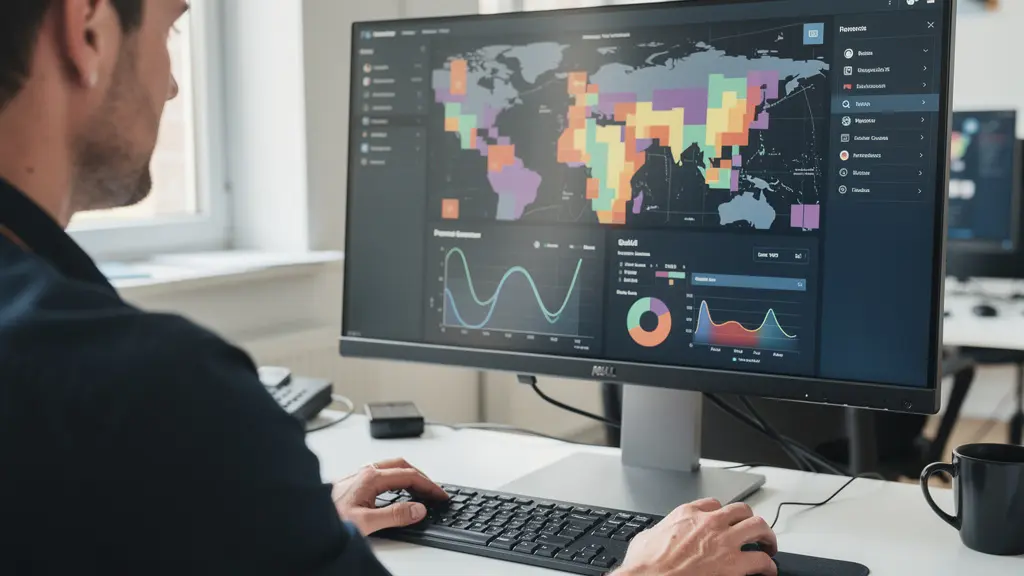 Analyste cybersécurité surveillant un tableau de bord EDR avec alertes de détection en temps réel